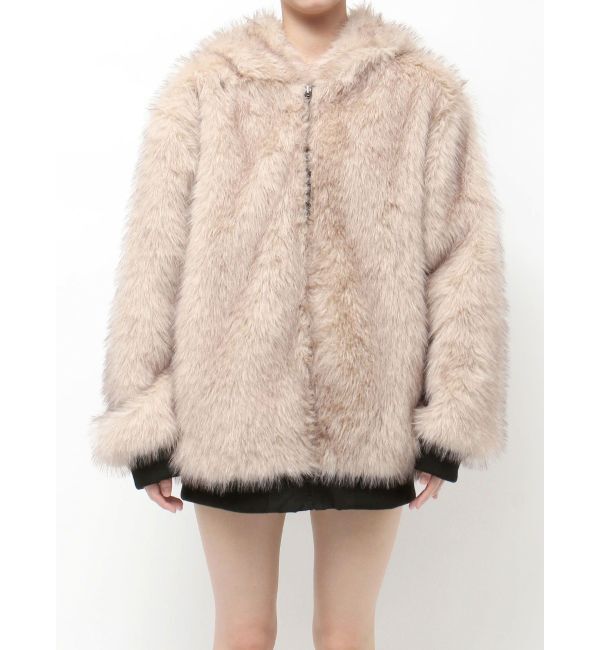 EVRIS「リバーシブルオーバーサイズフードブルゾン」|ブルゾン・スタジャン|