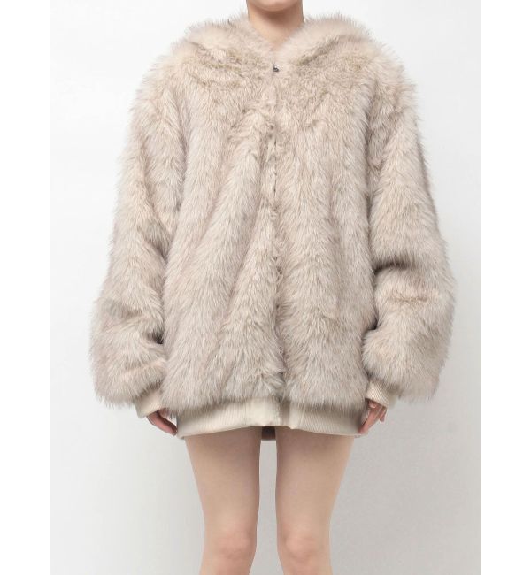 EVRIS「リバーシブルオーバーサイズフードブルゾン」|ブルゾン・スタジャン|