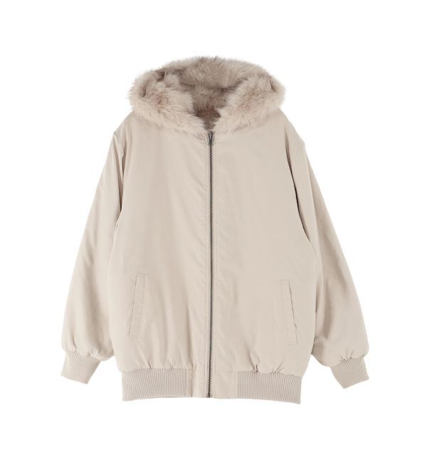 EVRIS「リバーシブルオーバーサイズフードブルゾン」|ブルゾン・スタジャン|