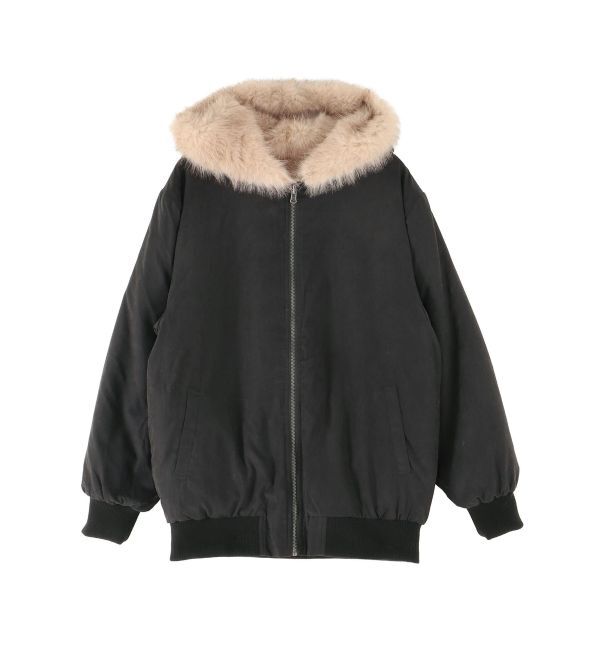 EVRIS「リバーシブルオーバーサイズフードブルゾン」|ブルゾン・スタジャン|