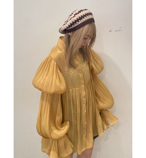 jouetie「ボリュームスリーブシアーシャツ」|シャツ・ブラウス|