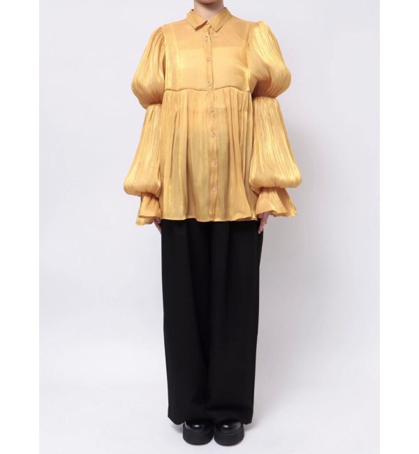 jouetie「ボリュームスリーブシアーシャツ」|シャツ・ブラウス|