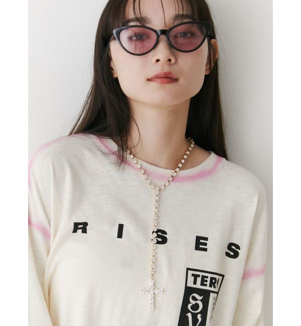 jouetie「クロスビジューネックレス」|ネックレス|