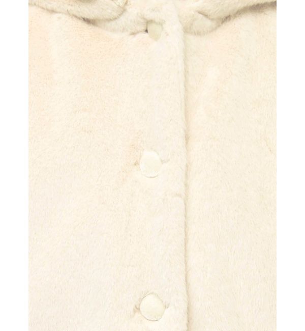 merry jenny「フリルフードフェイクファージャケット」|その他|