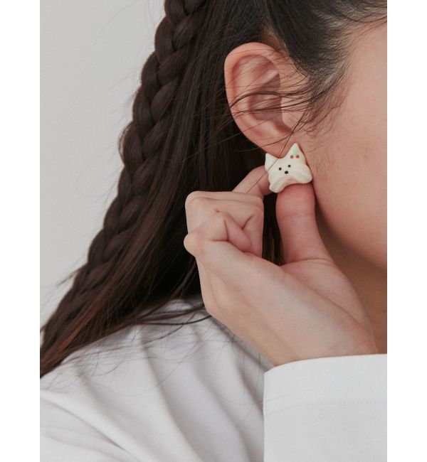 merry jenny「【Maison terrier コラボ】メレンゲクッキーピアス」|ピアス|