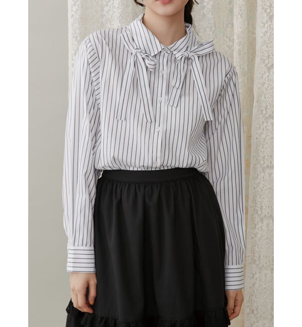 merry jenny「リボンリボンシャツ」|シャツ・ブラウス|ミックス