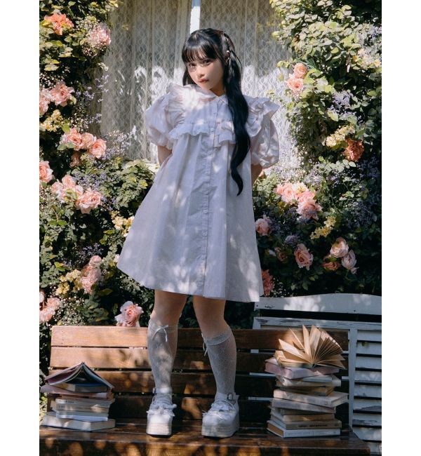 merry jenny「ribbon balletジュートウェッジサンダル」|サンダル|