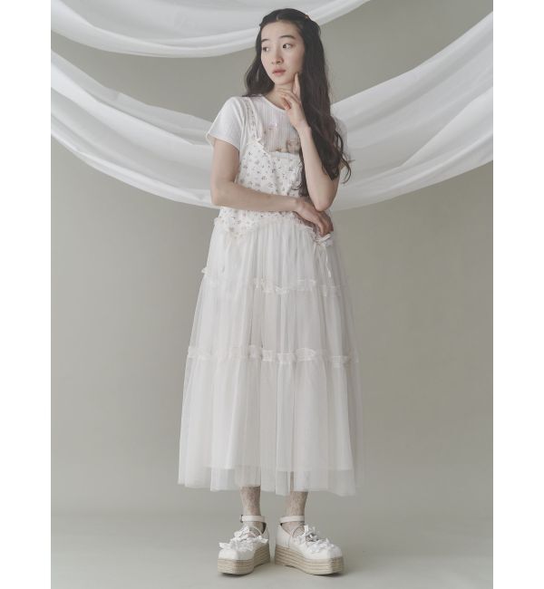 merry jenny「ribbon balletジュートウェッジサンダル」|サンダル|