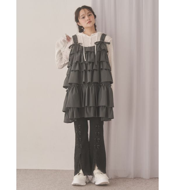 merry jenny「フードレースtops」|Tシャツ・カットソー|