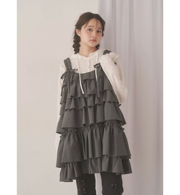 merry jenny「フードレースtops」|Tシャツ・カットソー|