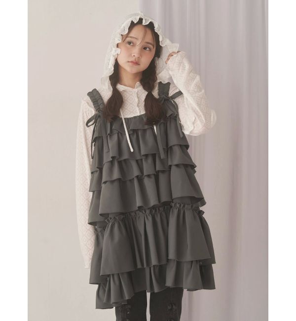 merry jenny「フードレースtops」|Tシャツ・カットソー|