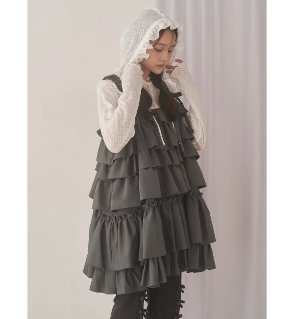 merry jenny「フードレースtops」|Tシャツ・カットソー|