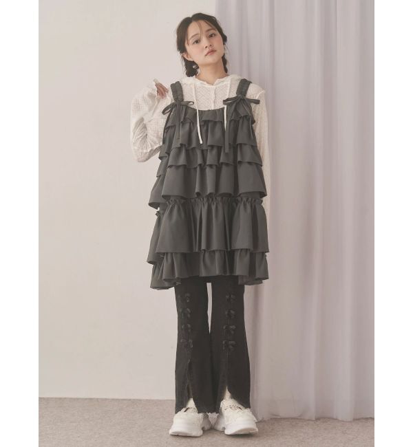 merry jenny「フードレースtops」|Tシャツ・カットソー|