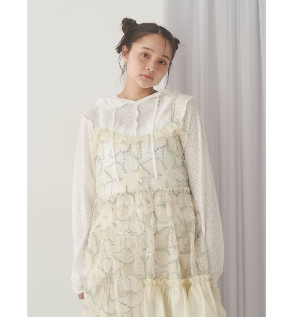 merry jenny「フードレースtops」|Tシャツ・カットソー|