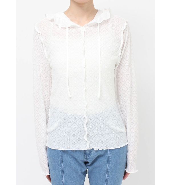 merry jenny「フードレースtops」|Tシャツ・カットソー|