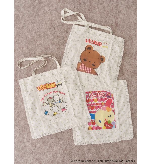 merry jenny「いちご新聞frill frillトート」|トートバッグ|