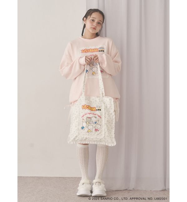 merry jenny「いちご新聞frill frillトート」|トートバッグ|