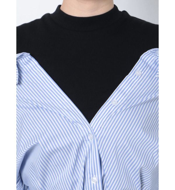 GYDA「ドッキングオフショルチュニックシャツ」|シャツ・ブラウス|