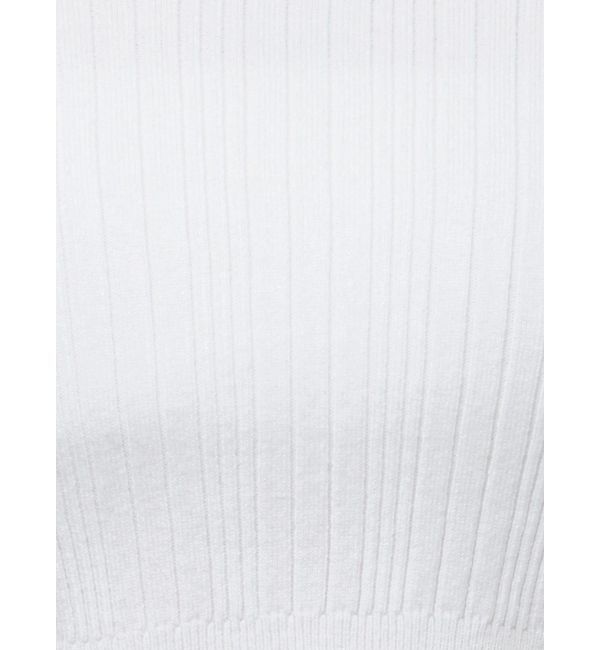 GYDA「ベロアリボンオフショルニットトップス」|ニット・セーター|