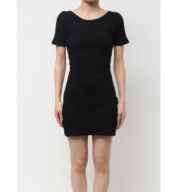 GYDA「BACKリボン クルーネック ワンピース」|ワンピース|