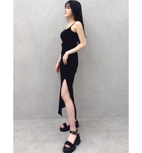 GYDA「ボリュームソールthree pieceバックルサンダル」|サンダル|