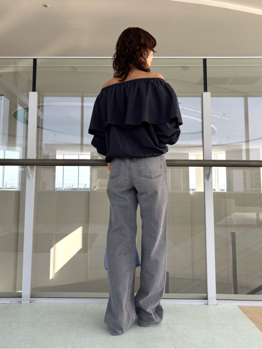 Mila Owen「ミッドライズストレートデニムパンツ【ウォッシャブル】」|デニム|