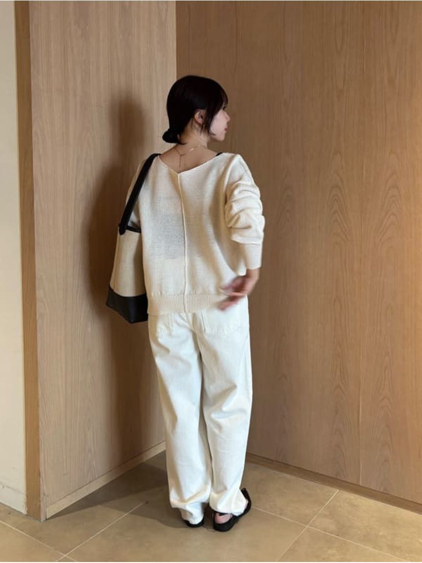 Mila Owen「ミッドライズストレートデニムパンツ【ウォッシャブル】」|デニム|