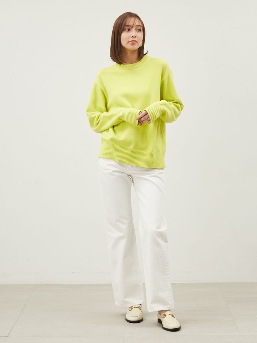 Mila Owen「ミッドライズストレートデニムパンツ【ウォッシャブル】」|デニム|