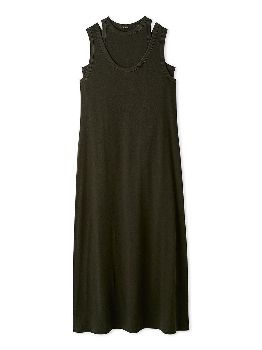 Mila Owen「【セットアイテム】タンクレイヤードマキシカットソーワンピース」|ワンピース|