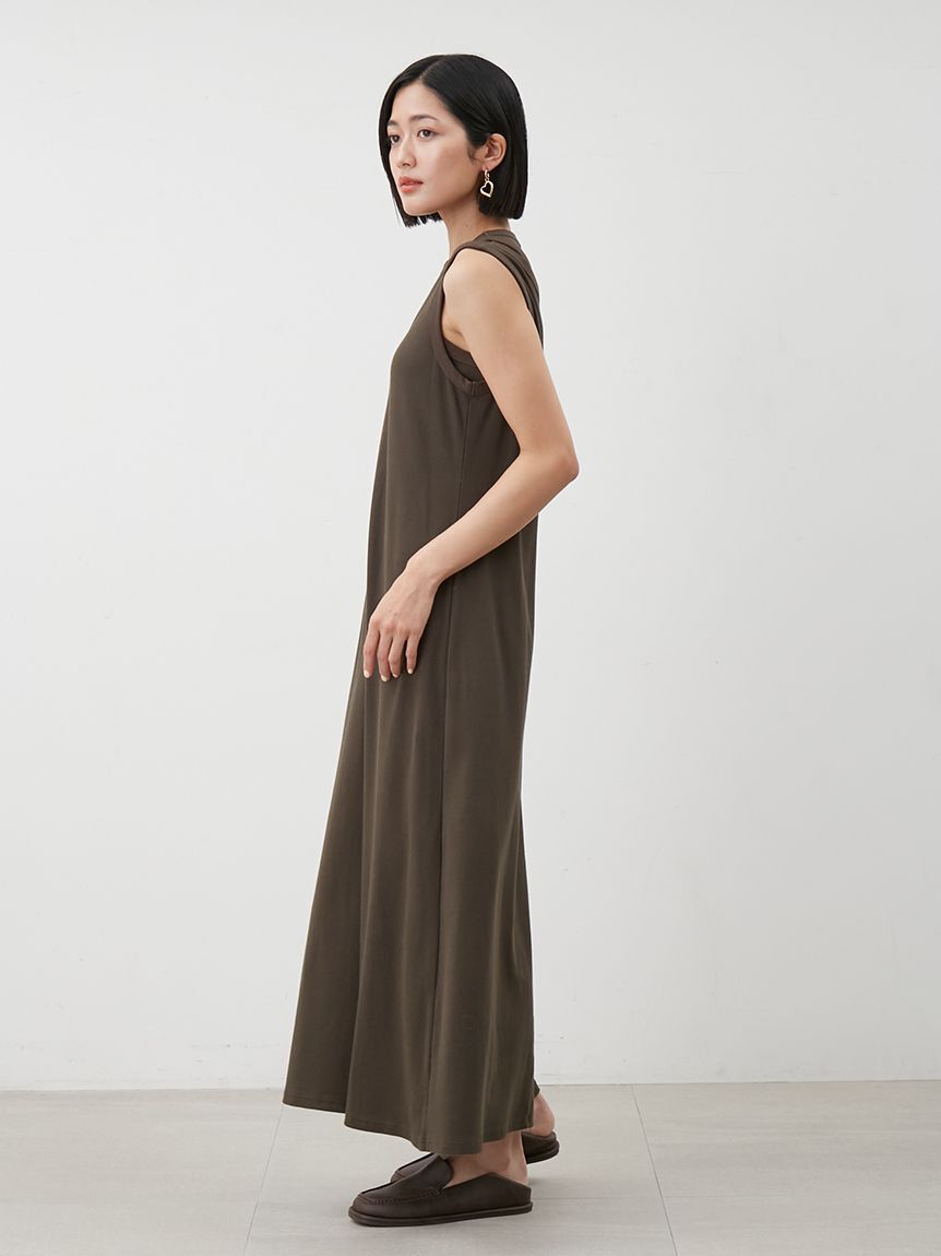 Mila Owen「【セットアイテム】タンクレイヤードマキシカットソーワンピース」|ワンピース|