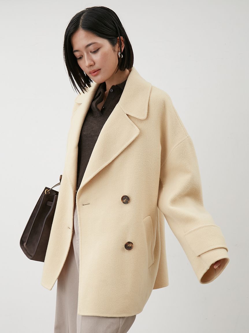 Mila Owen「モヘア混シアーポロニットプルオーバー」|ニット・セーター|