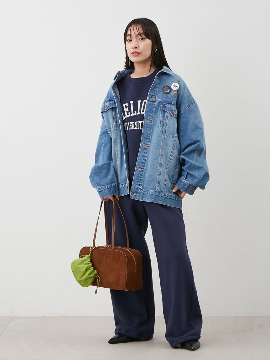 Mila Owen「【セットアップ対応】裾ドロストコットンスウェットパンツ」|チノ|