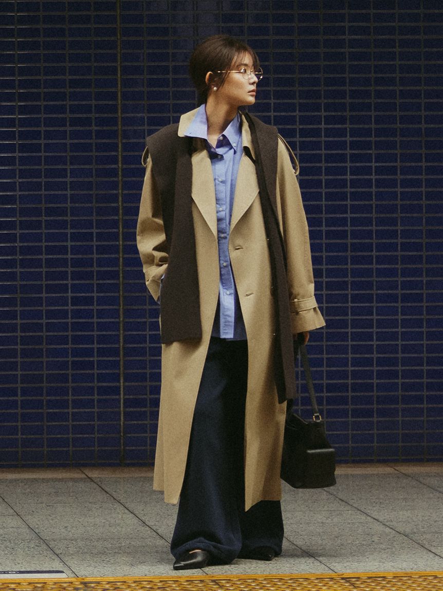 Mila Owen「【セットアップ対応】裾ドロストコットンスウェットパンツ」|チノ|