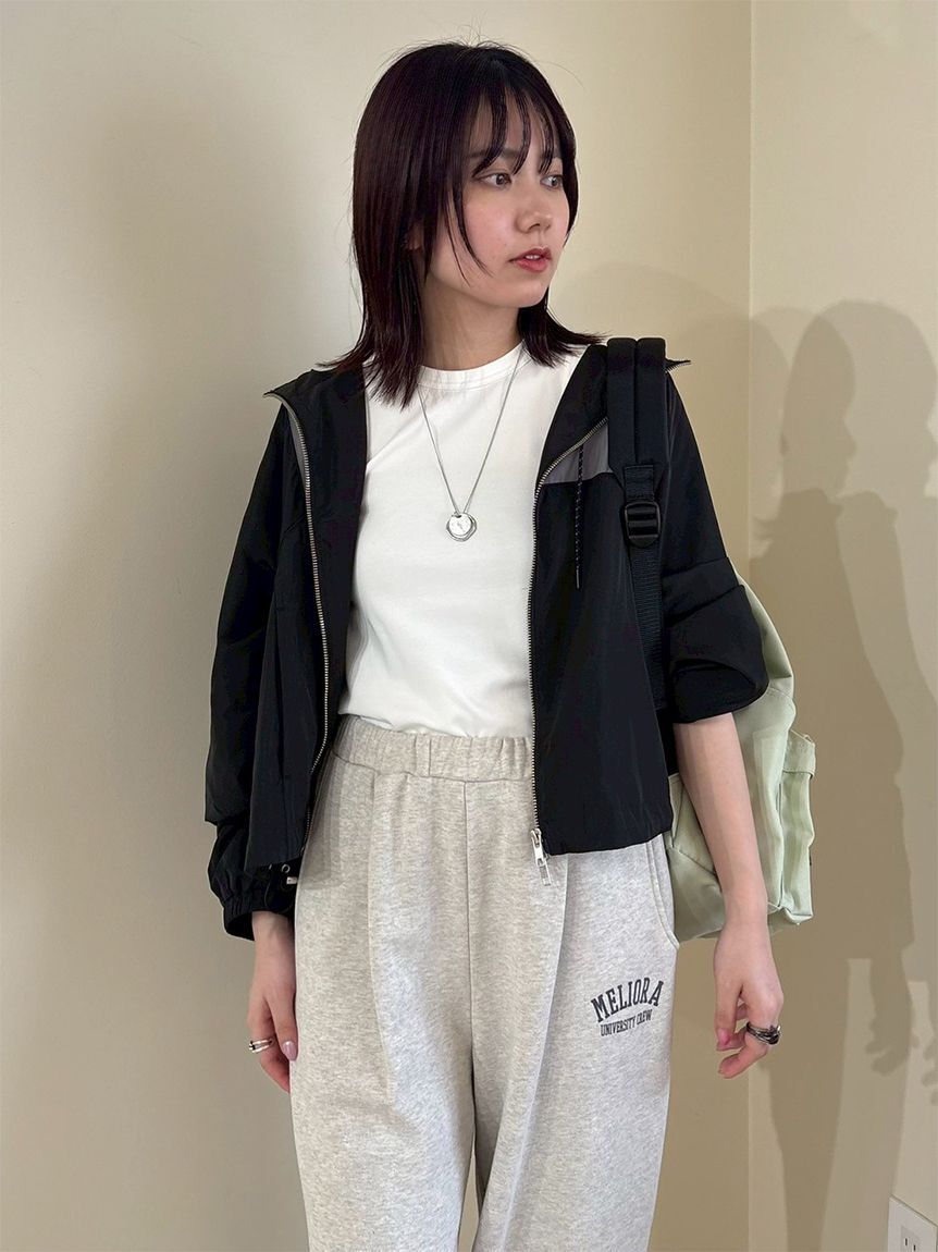 Mila Owen「【セットアップ対応】裾ドロストコットンスウェットパンツ」|チノ|