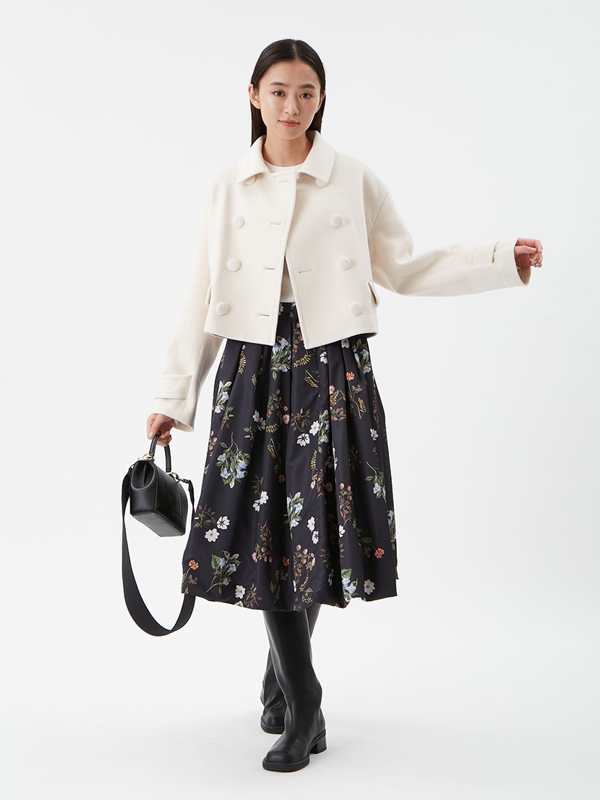 Mila Owen「ボタニカルプリントバルーンスカート」|スカート|