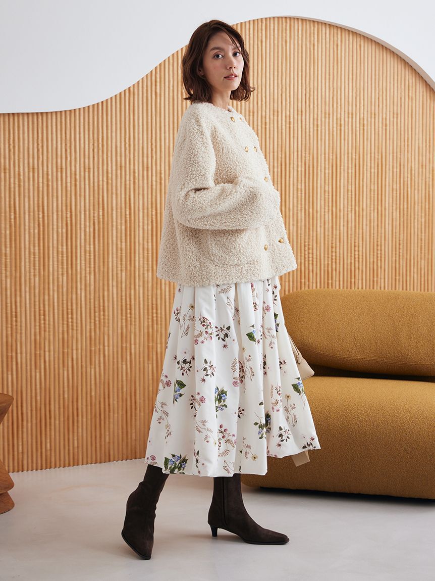 Mila Owen「ボタニカルプリントバルーンスカート」|スカート|