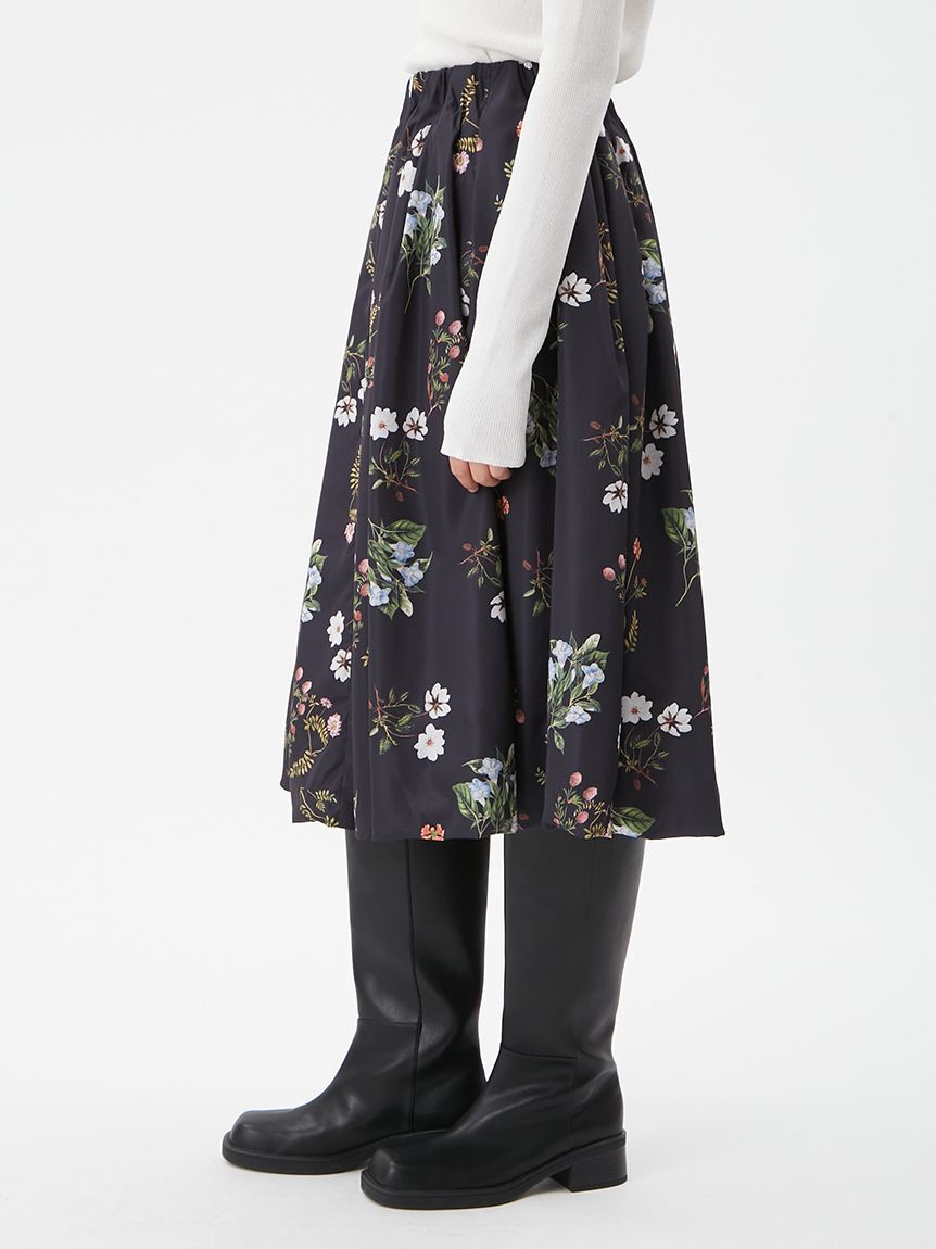 Mila Owen「ボタニカルプリントバルーンスカート」|スカート|