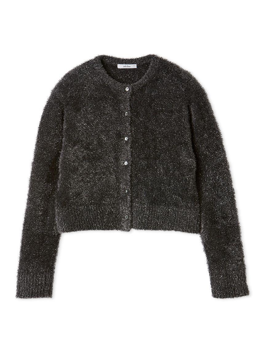 Mila Owen「クルーネックシャギーニットカーデ」|カーディガン|GRY