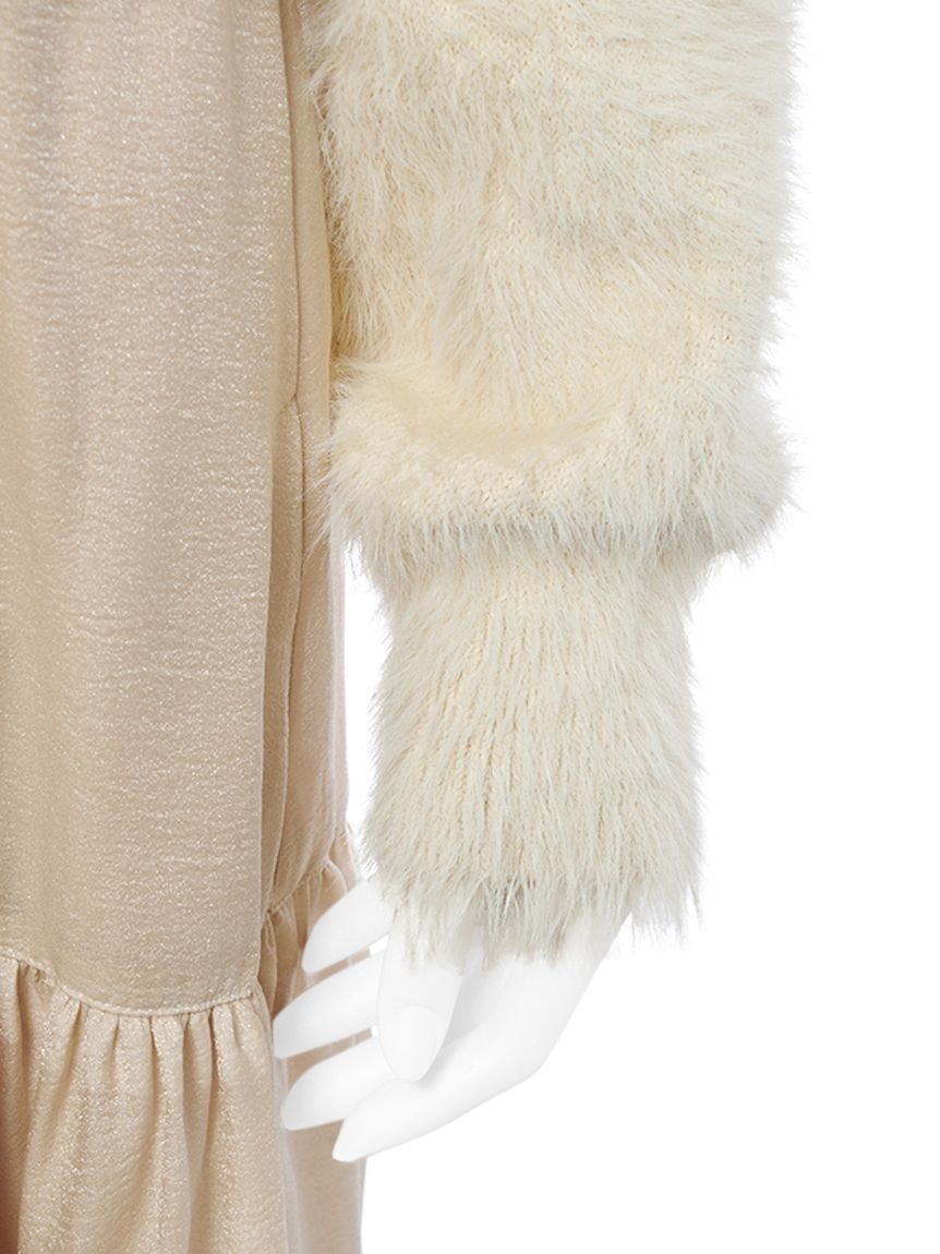 Mila Owen「【セットアイテム】衿付きニットティアードスカートコーデSET」|ワンピース|