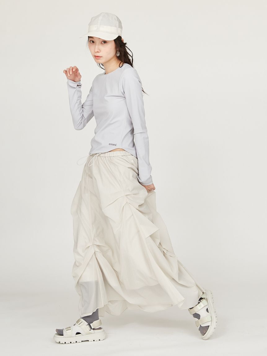 emmi yoga「サステナレッチデザインプルオーバー」|その他|