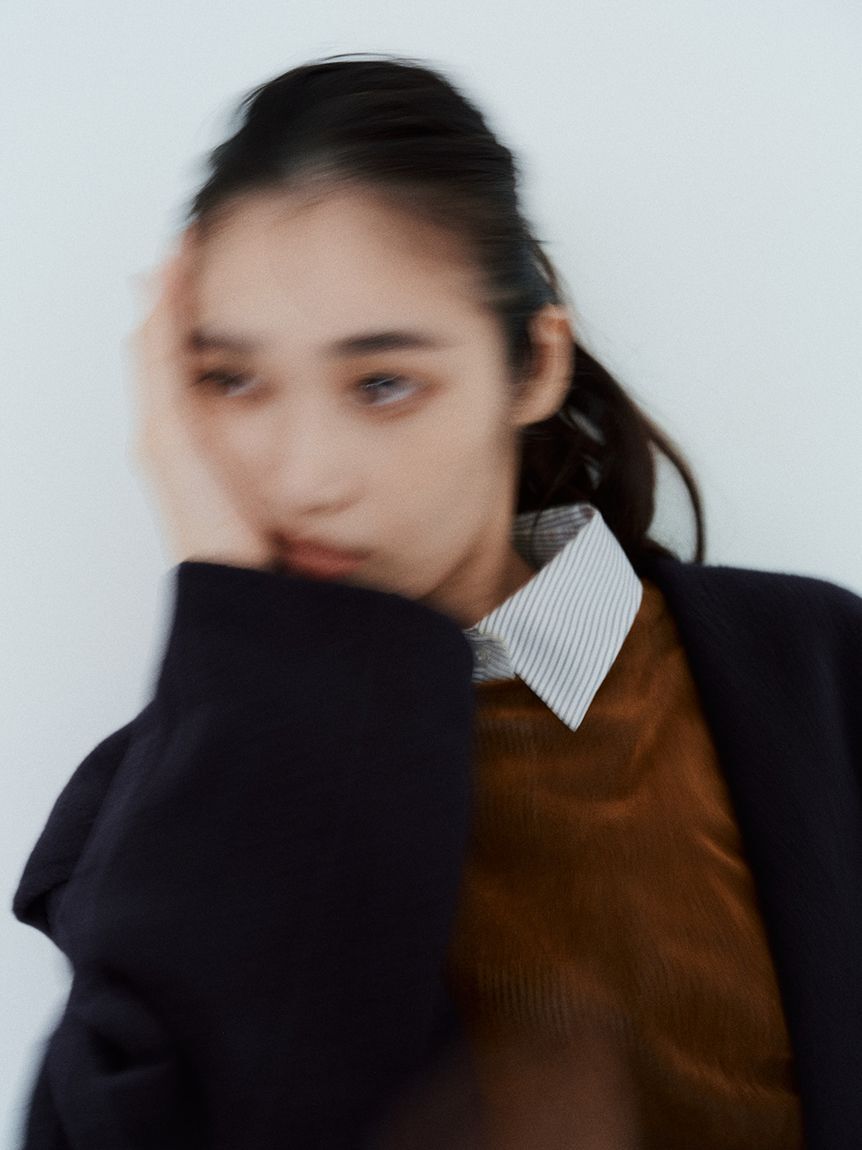 emmi atelier「シアーストライプシャツ」|シャツ・ブラウス|