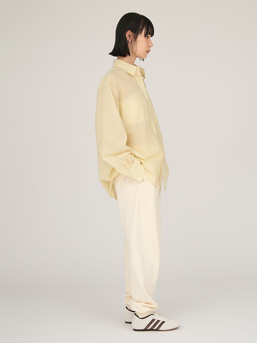 emmi atelier「シアーストライプシャツ」|シャツ・ブラウス|