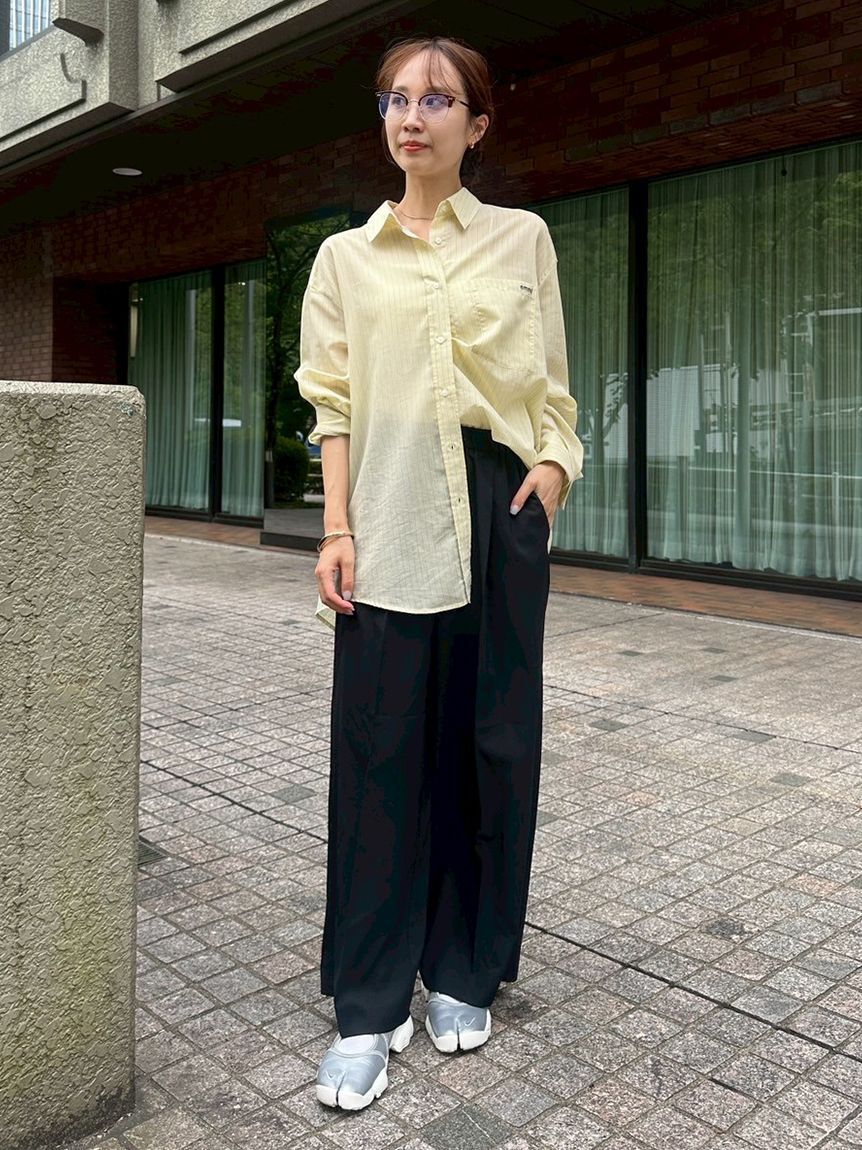 emmi atelier「シアーストライプシャツ」|シャツ・ブラウス|