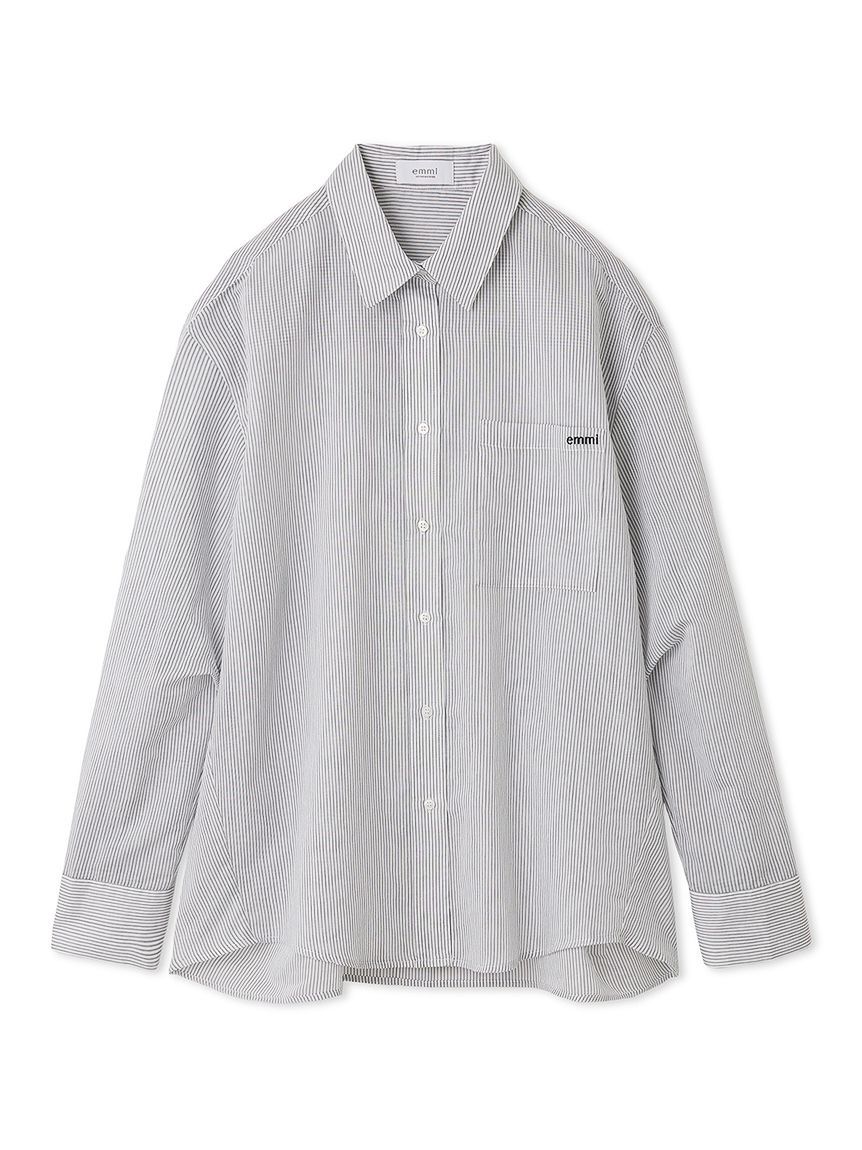 emmi atelier「シアーストライプシャツ」|シャツ・ブラウス|