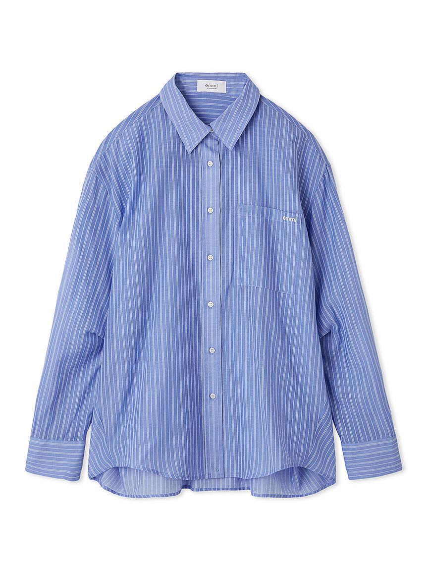 emmi atelier「シアーストライプシャツ」|シャツ・ブラウス|