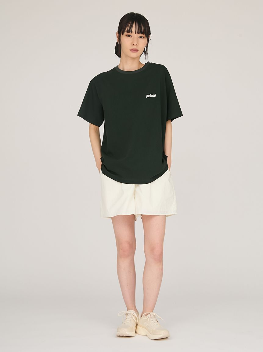 emmi atelier「【ONLINE限定カラー】【prince|emmi】ナイロンハーフパンツ」|デニム|