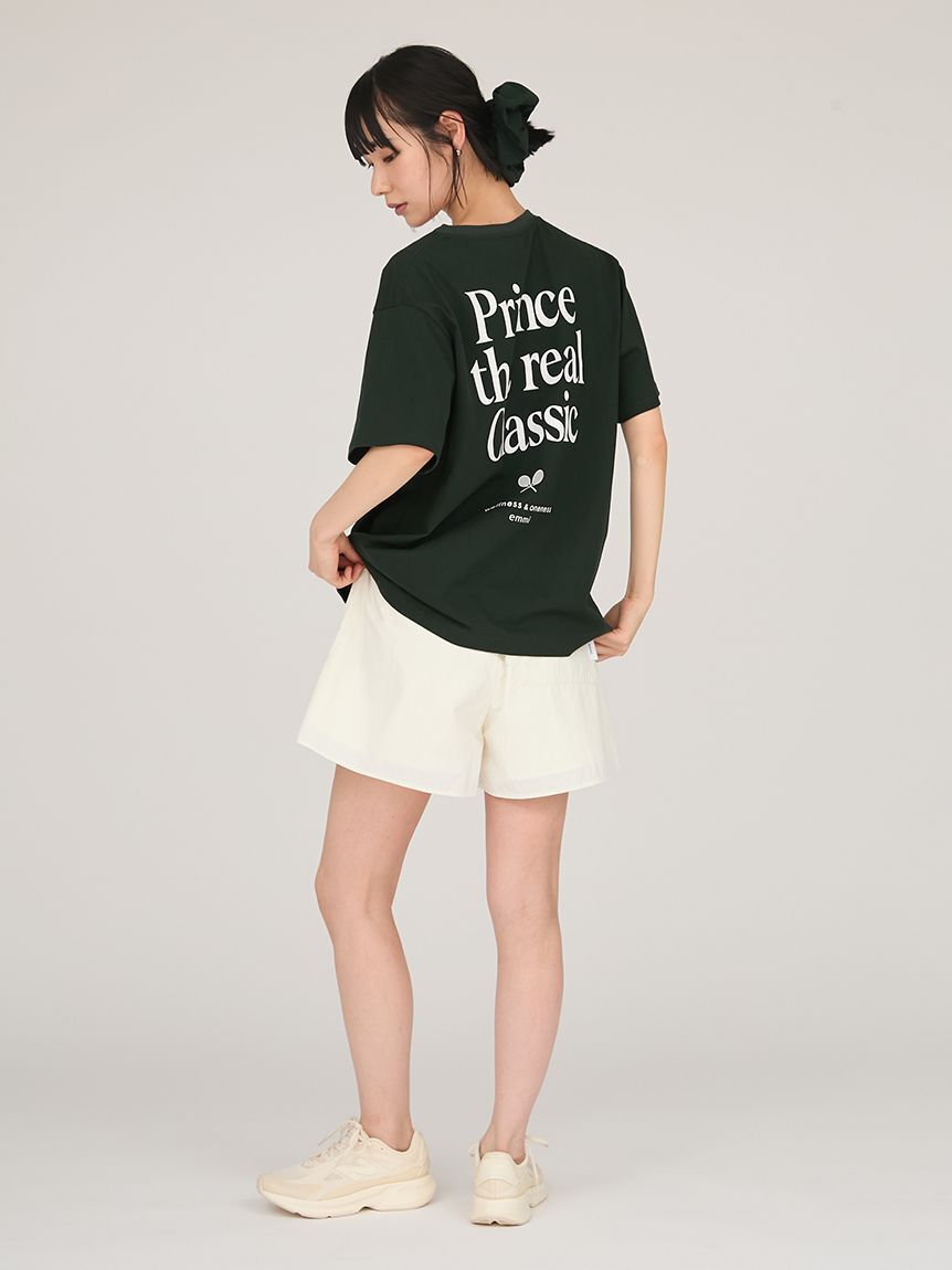 emmi atelier「【ONLINE限定カラー】【prince|emmi】ナイロンハーフパンツ」|デニム|