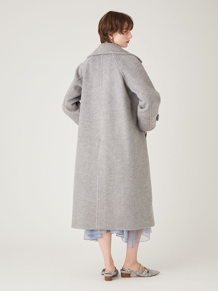 FURFUR「シャギーロングコート」|チェスターコート|