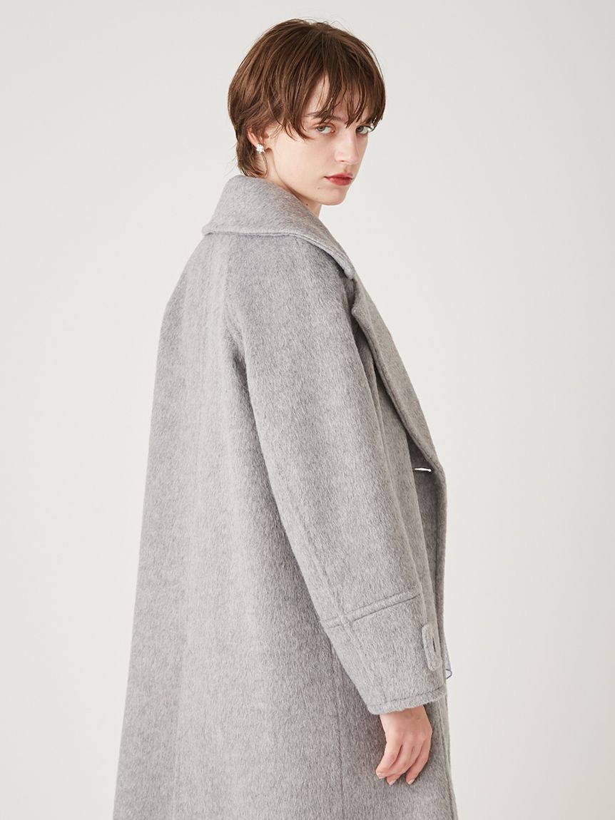 FURFUR「シャギーロングコート」|チェスターコート|