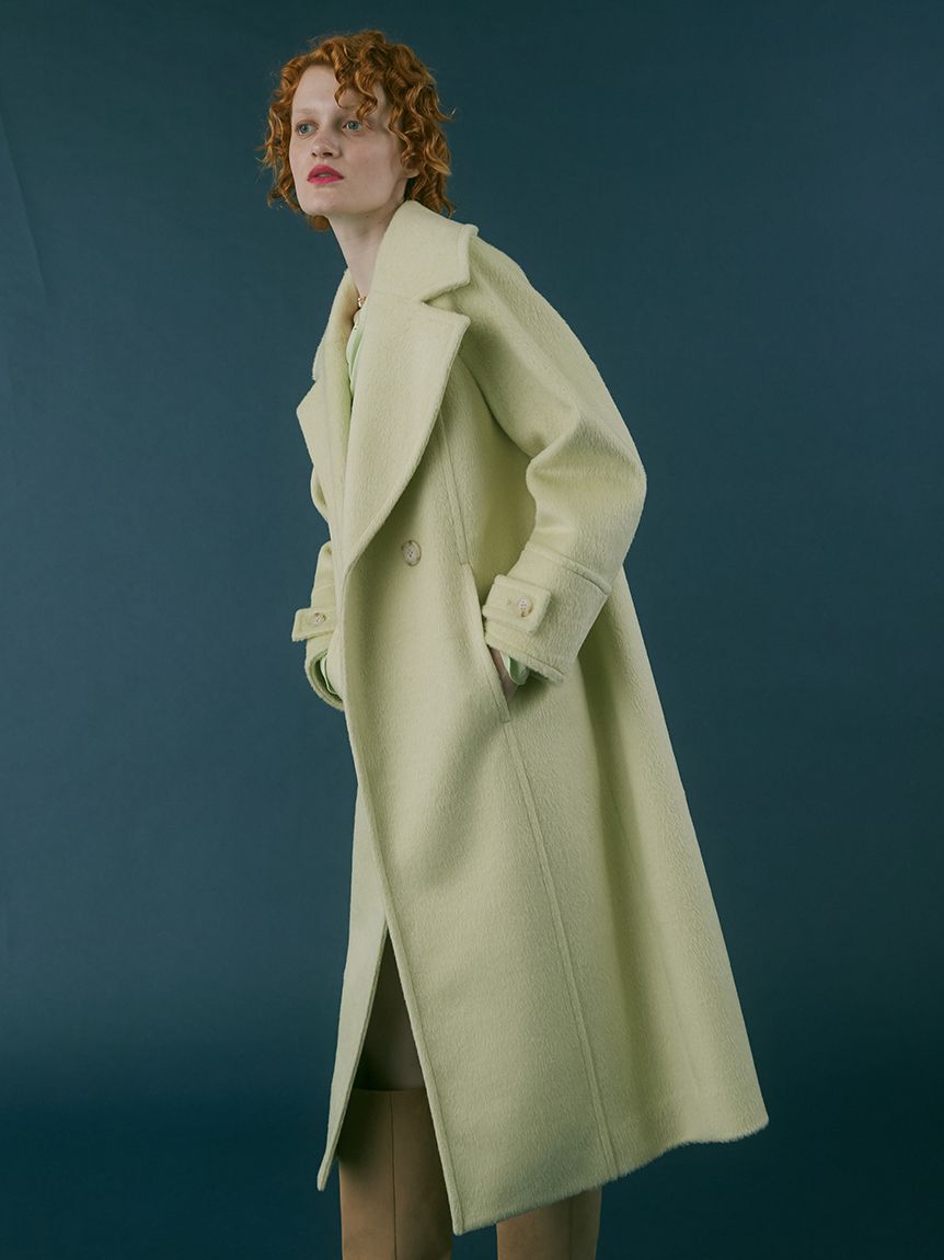 FURFUR「シャギーロングコート」|チェスターコート|